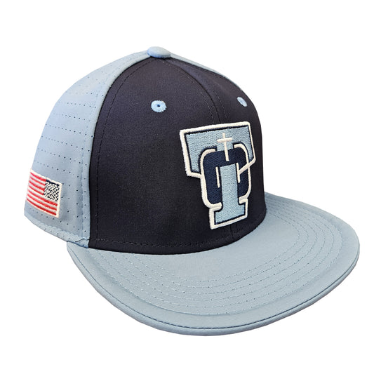2025 TC Carolina Blue Baseball Hat with Navy Front Panel