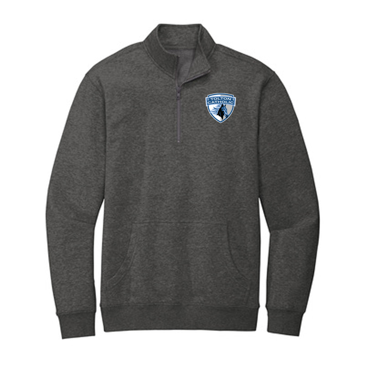 District Fleece 1/4 Zip with Athletic Shield