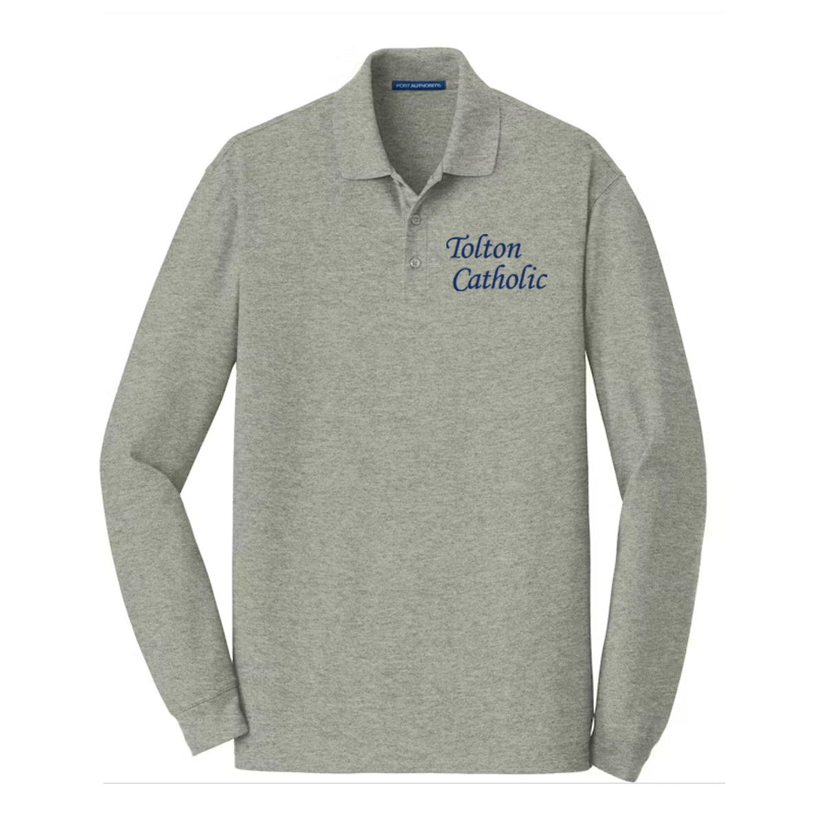 Snow Creek Apparel Uniform Sample - Port Authority Knit Mens Long Sleeve Polo - K800