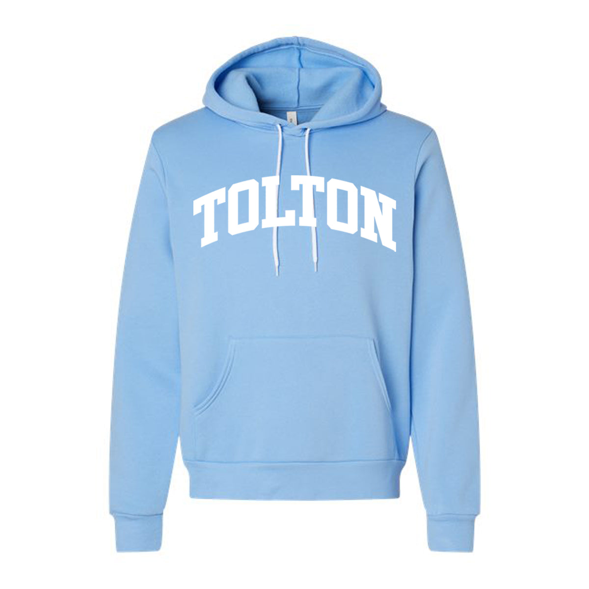 Tolton Crewneck and Hoodie With White Imprint