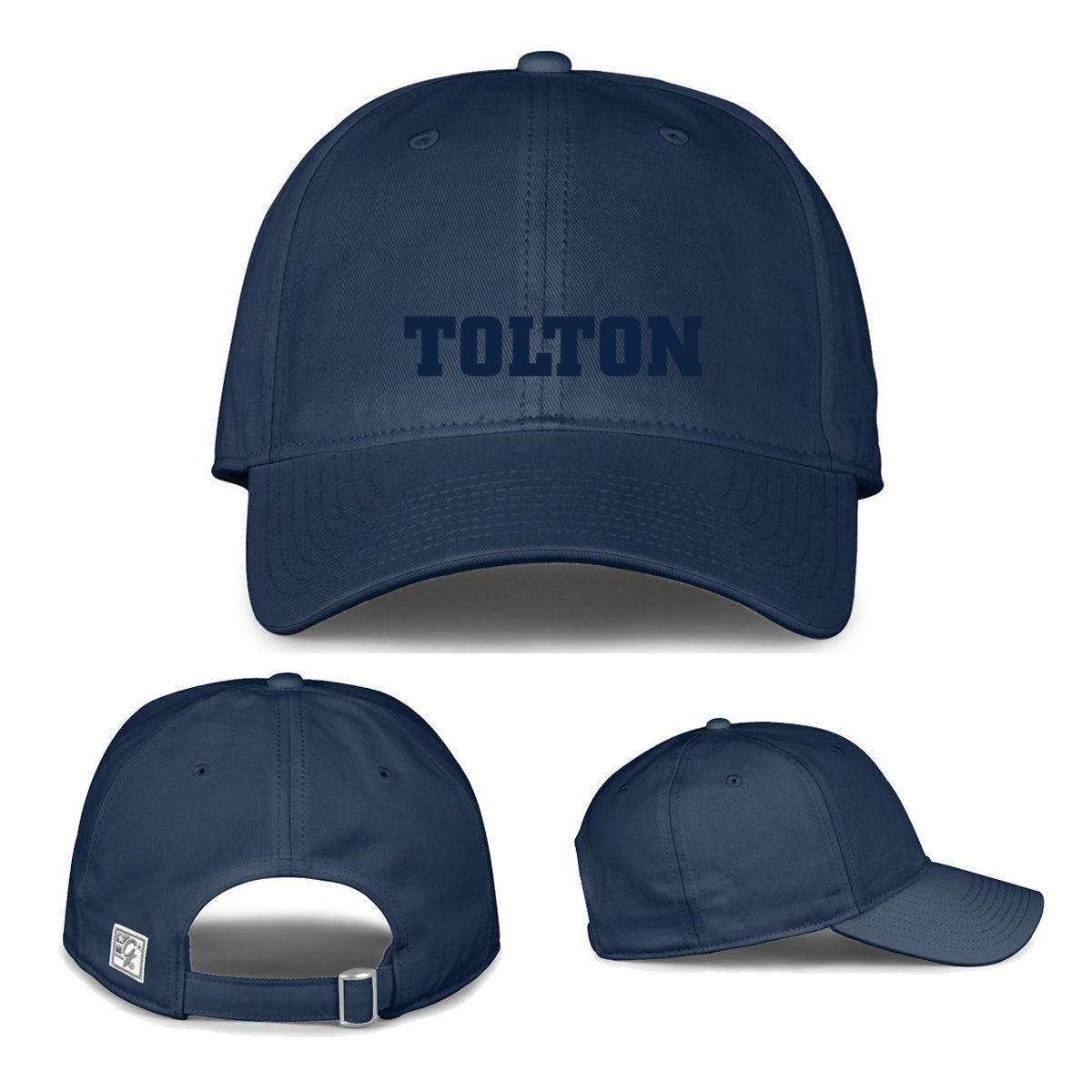 Tolton Navy Classic Relaxed Twill Hat