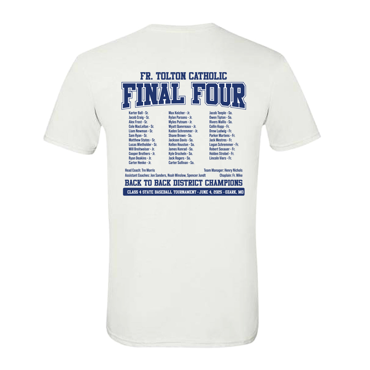 2025 Baseball Final Four TShirt