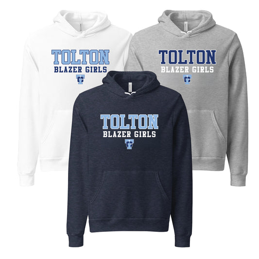 Tolton Blazer Girls Bella+Canvas Hoodie