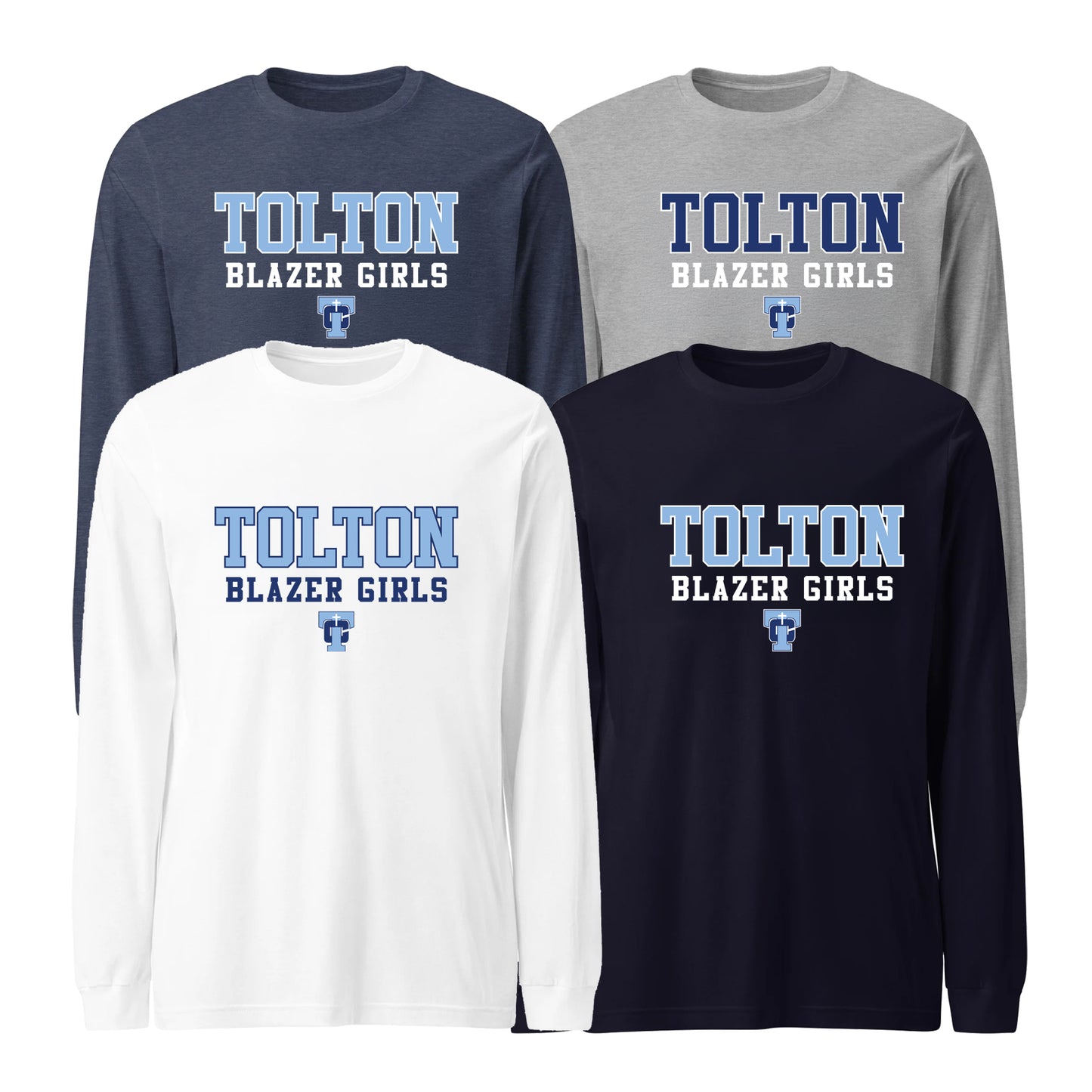 Tolton Blazer Girls Bella+Canvas Long Sleeve T-Shirt