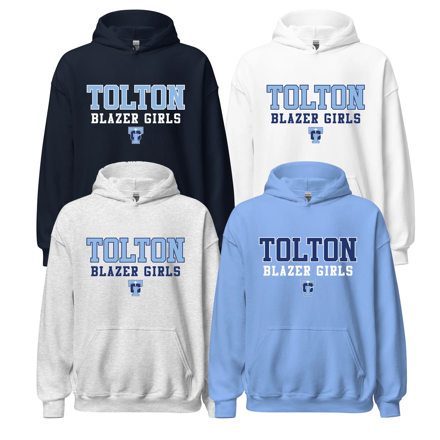 Tolton Blazer Girls Gildan Hoodie