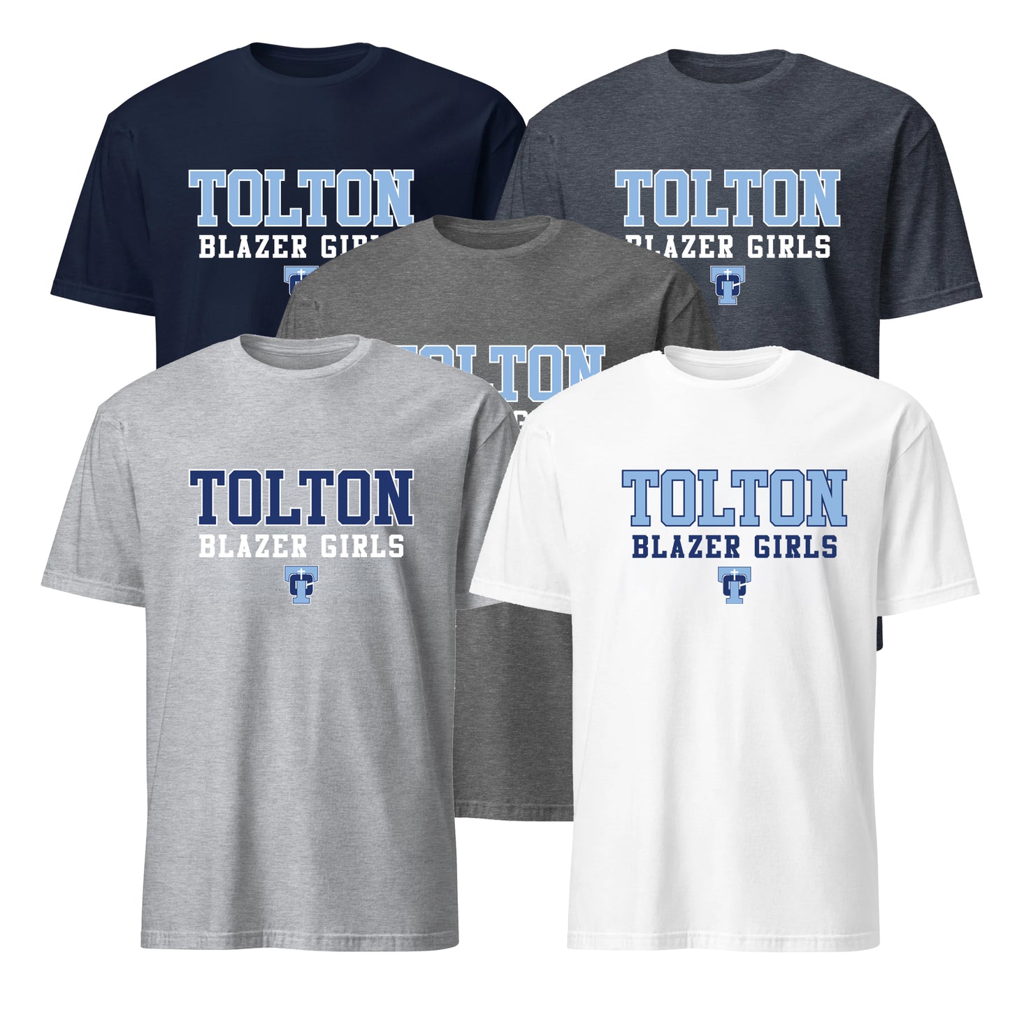 Tolton Blazer Girls Gildan Short Sleeve T-Shirt