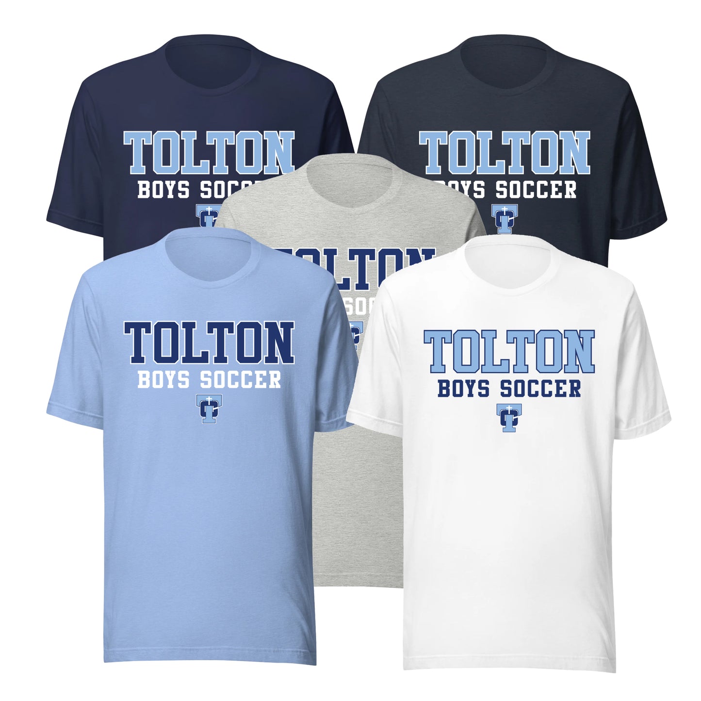 Tolton Boys Soccer Bella+Canvas Short Sleeve T-Shirt
