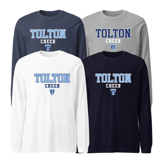 Tolton Cheer Bella+Canvas Long Sleeve T-Shirt