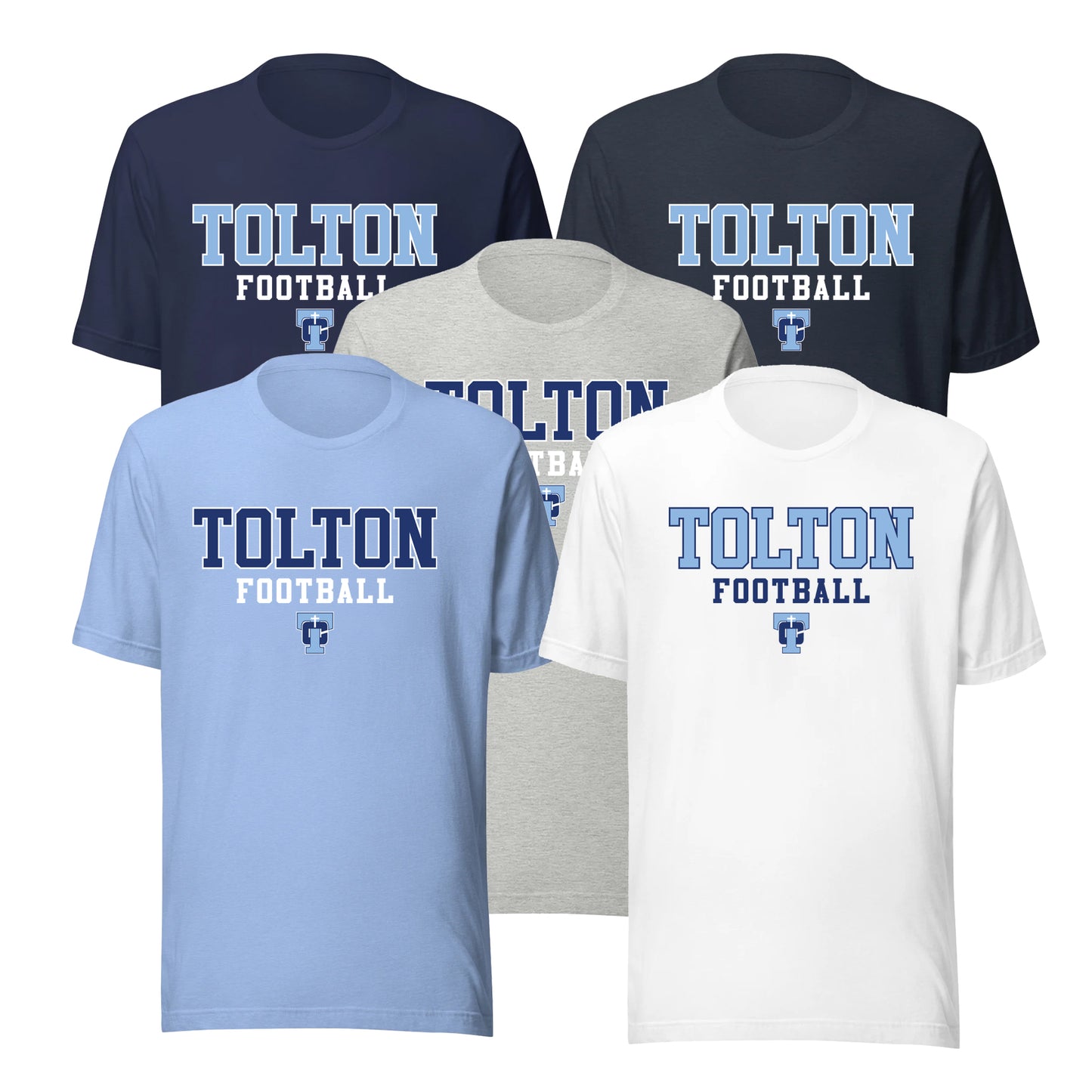 Tolton Football Bella+Canvas Short Sleeve T-Shirt