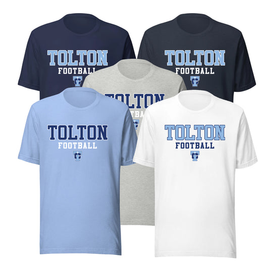 Tolton Football Bella+Canvas Short Sleeve T-Shirt