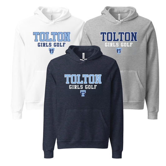 Tolton Girls Golf Bella+Canvas Hoodie