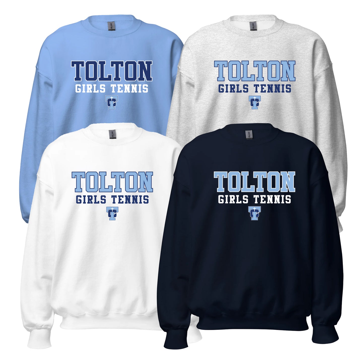 Tolton Girls Tennis Gildan Crewneck