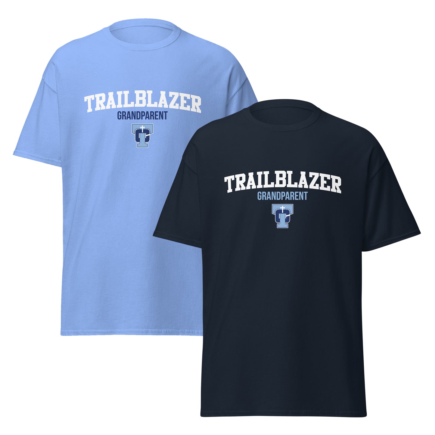 Trailblazer Grandparent Carolina Blue Short Sleeve T-Shirt