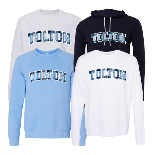 Tolton Plaid Satin Tackle Twill