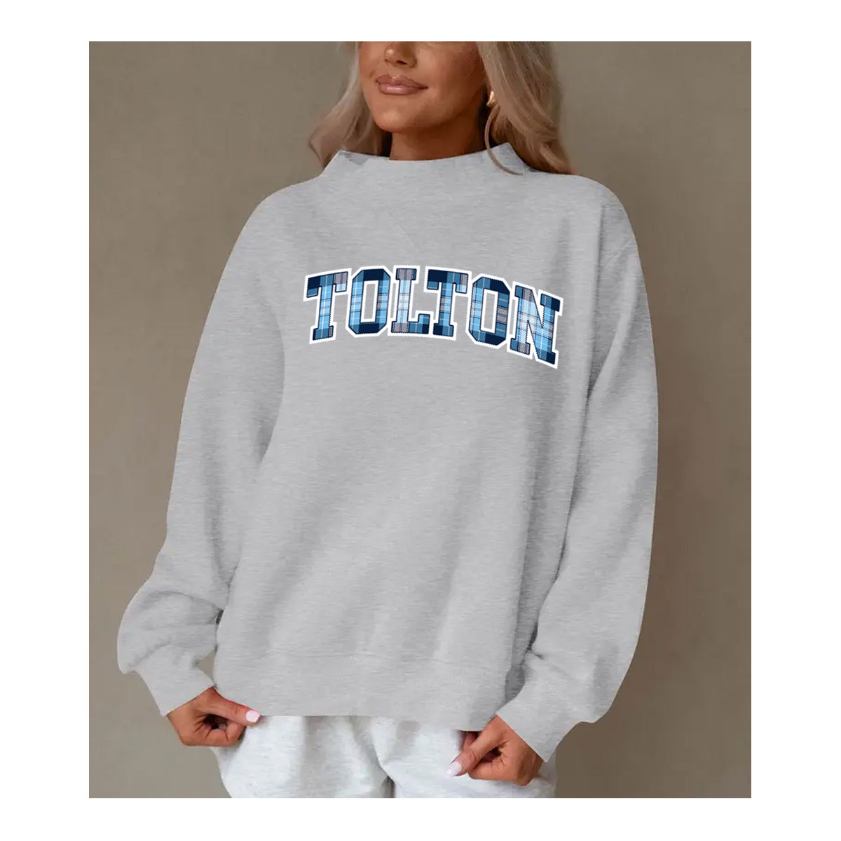 Tolton Plaid Satin Tackle Twill