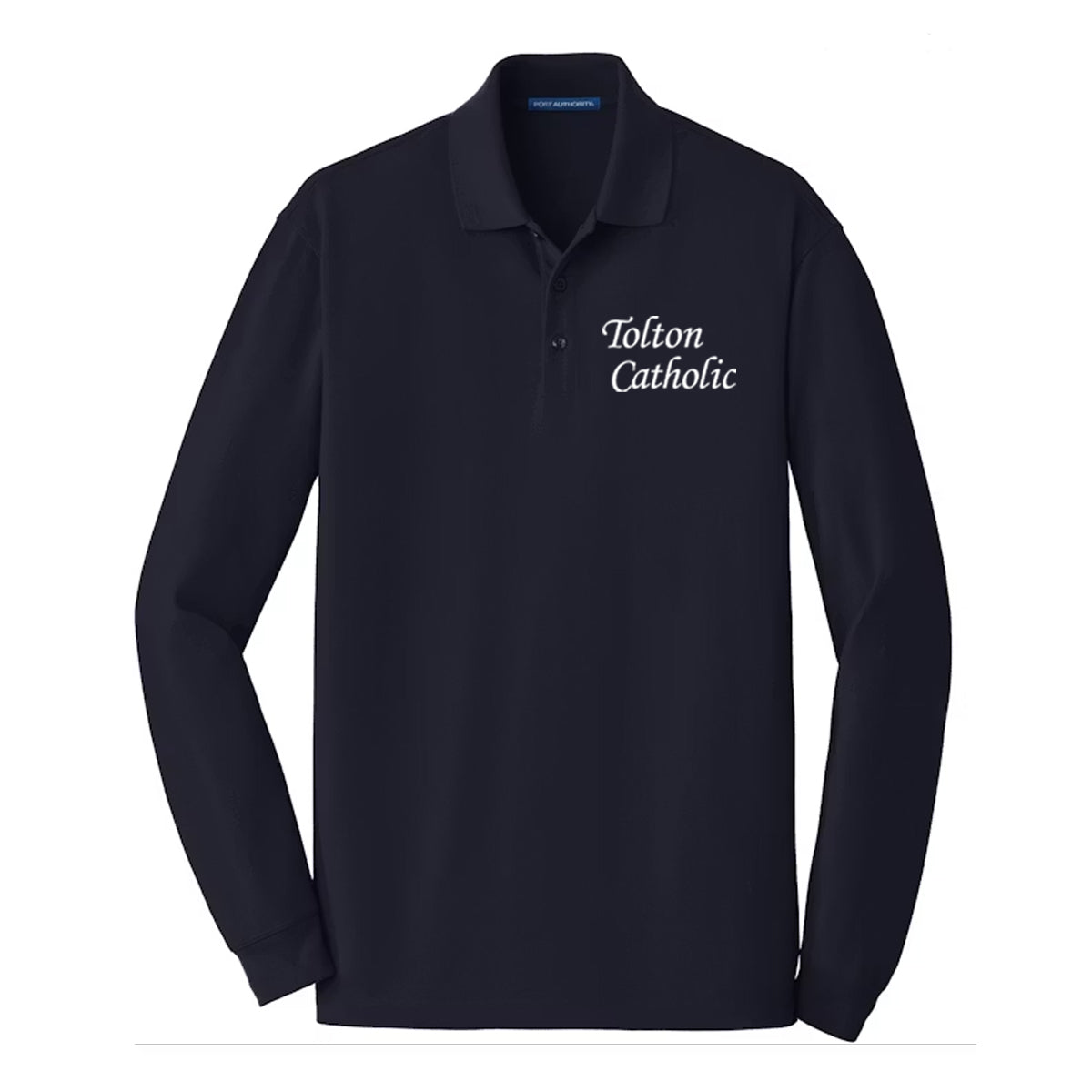 Snow Creek Apparel Uniform Sample - Port Authority Knit Mens Long Sleeve Polo - K800