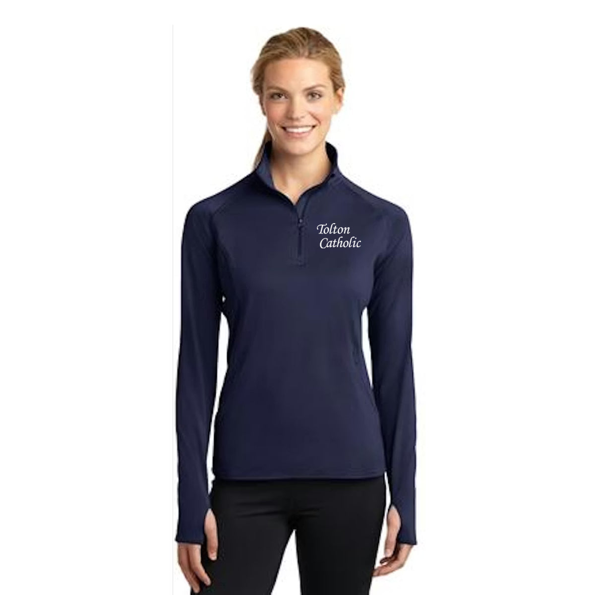 Snow Creek Apparel Uniform Sample - Sport-Tek Dri-Wick Stretch Ladies 1/4 -Zip Pullover - LST850