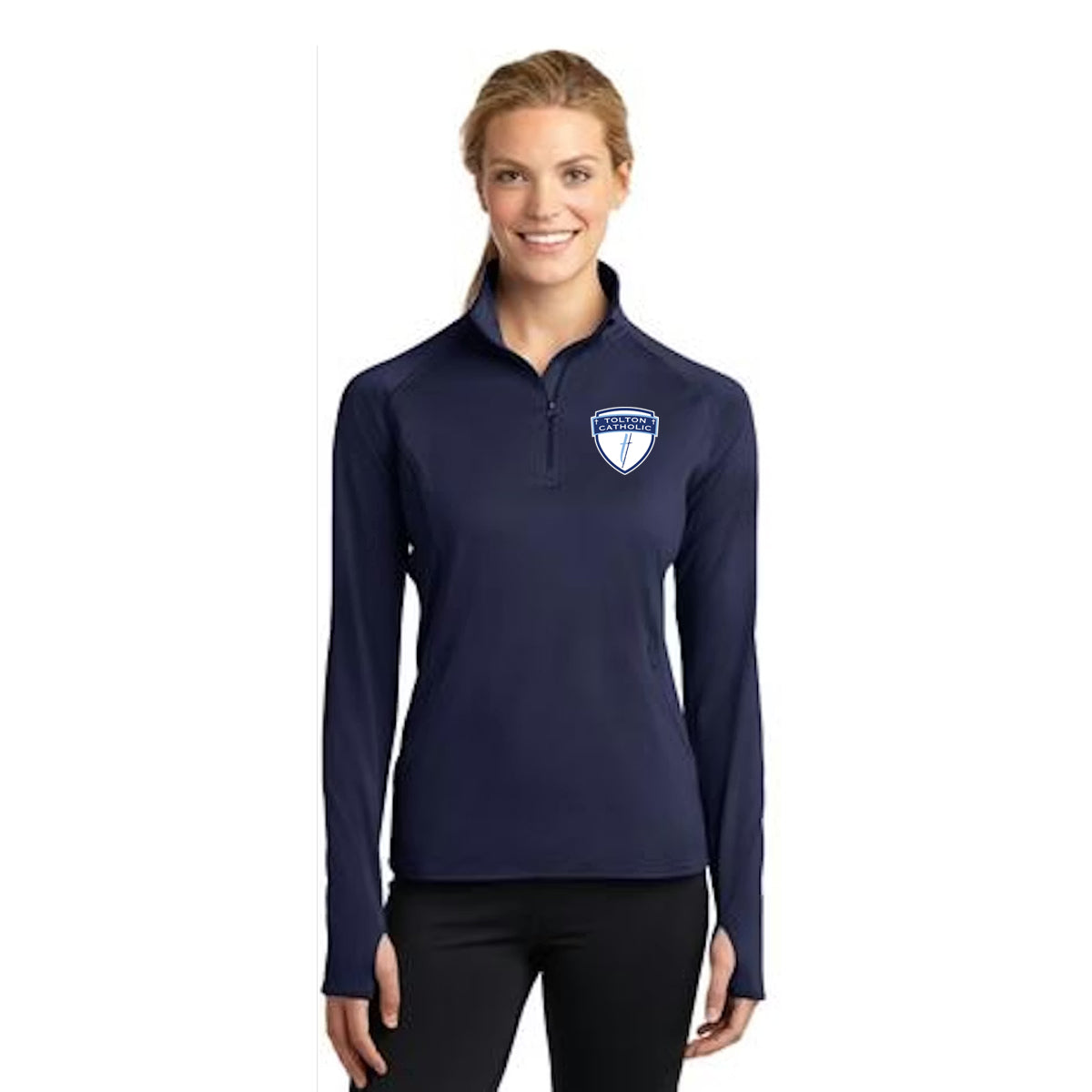 Snow Creek Apparel Uniform Sample - Sport-Tek Dri-Wick Stretch Ladies 1/4 -Zip Pullover - LST850