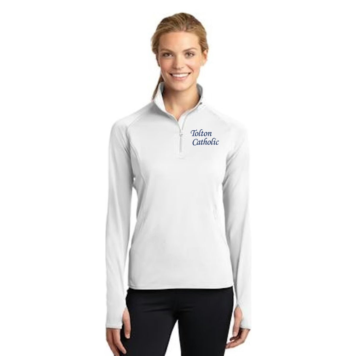 Snow Creek Apparel Uniform Sample - Sport-Tek Dri-Wick Stretch Ladies 1/4 -Zip Pullover - LST850