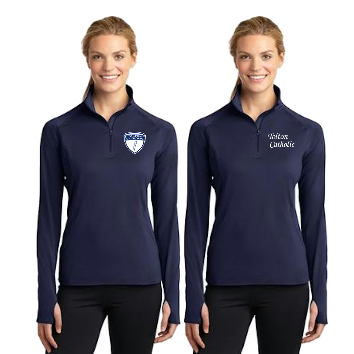 Snow Creek Apparel Uniform Sample - Sport-Tek Dri-Wick Stretch Ladies 1/4 -Zip Pullover - LST850