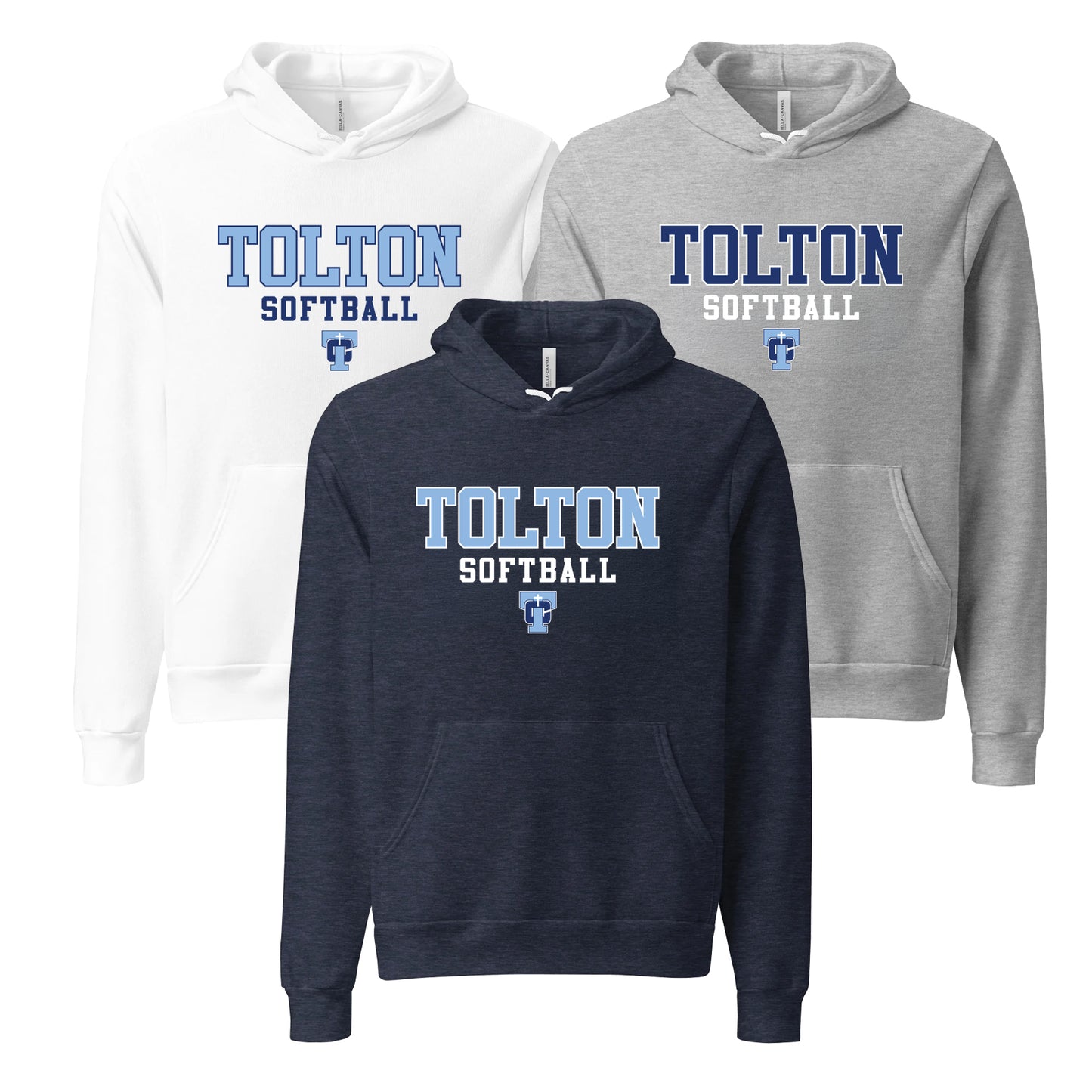 Tolton Softball Bella+Canvas Hoodie