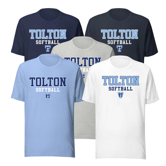 Tolton Softball Bella+Canvas Short Sleeve T-Shirt