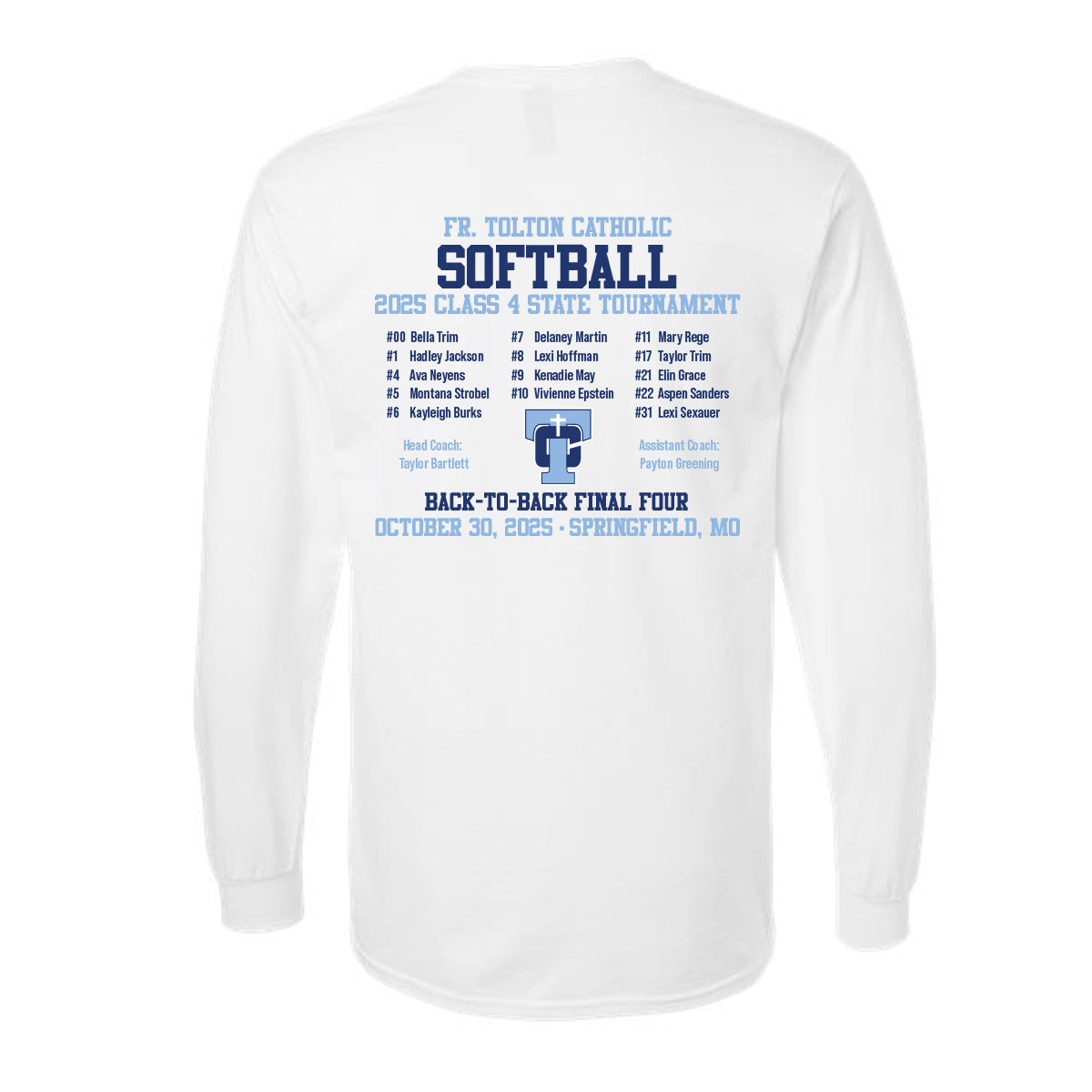 2025 Softball Final Four TShirt