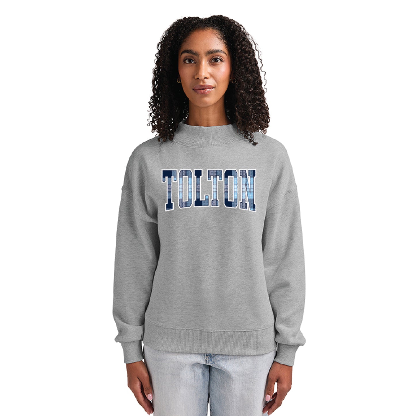 Tolton Tall Letter Plaid Satin Tackle Twill