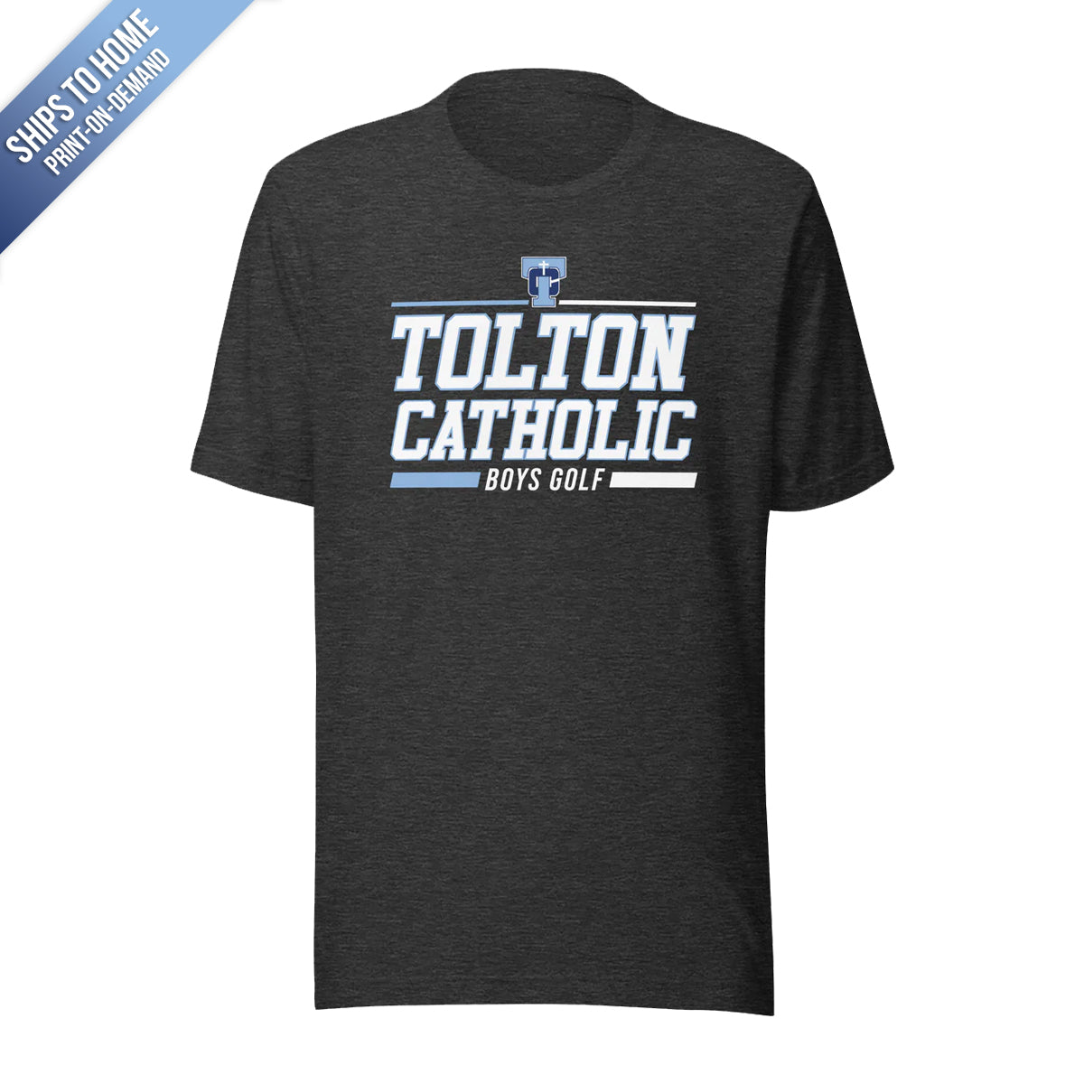 Tolton Catholic Boys Golf Bella+Canvas Short Sleeve Tshirt