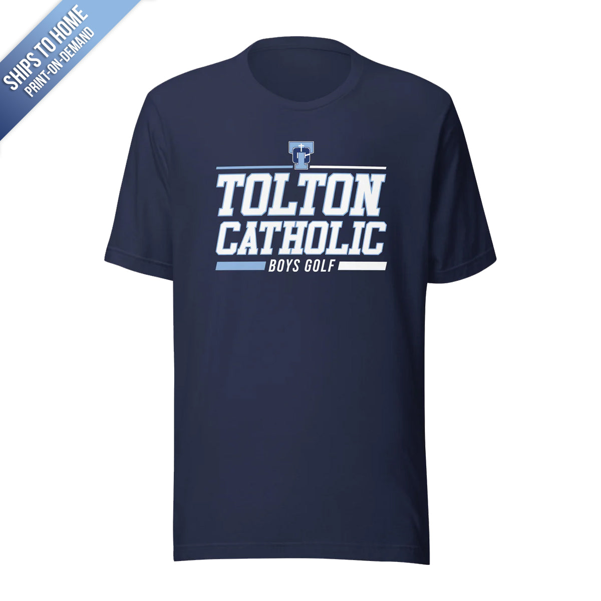 Tolton Catholic Boys Golf Bella+Canvas Short Sleeve Tshirt
