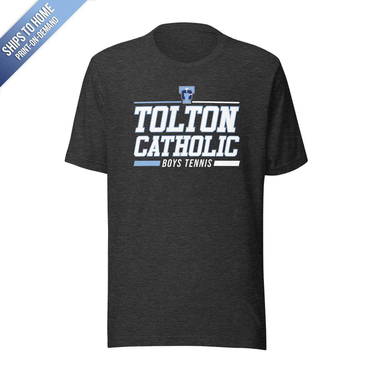 Tolton Catholic Boys Tennis Bella+Canvas Short Sleeve Tshirt