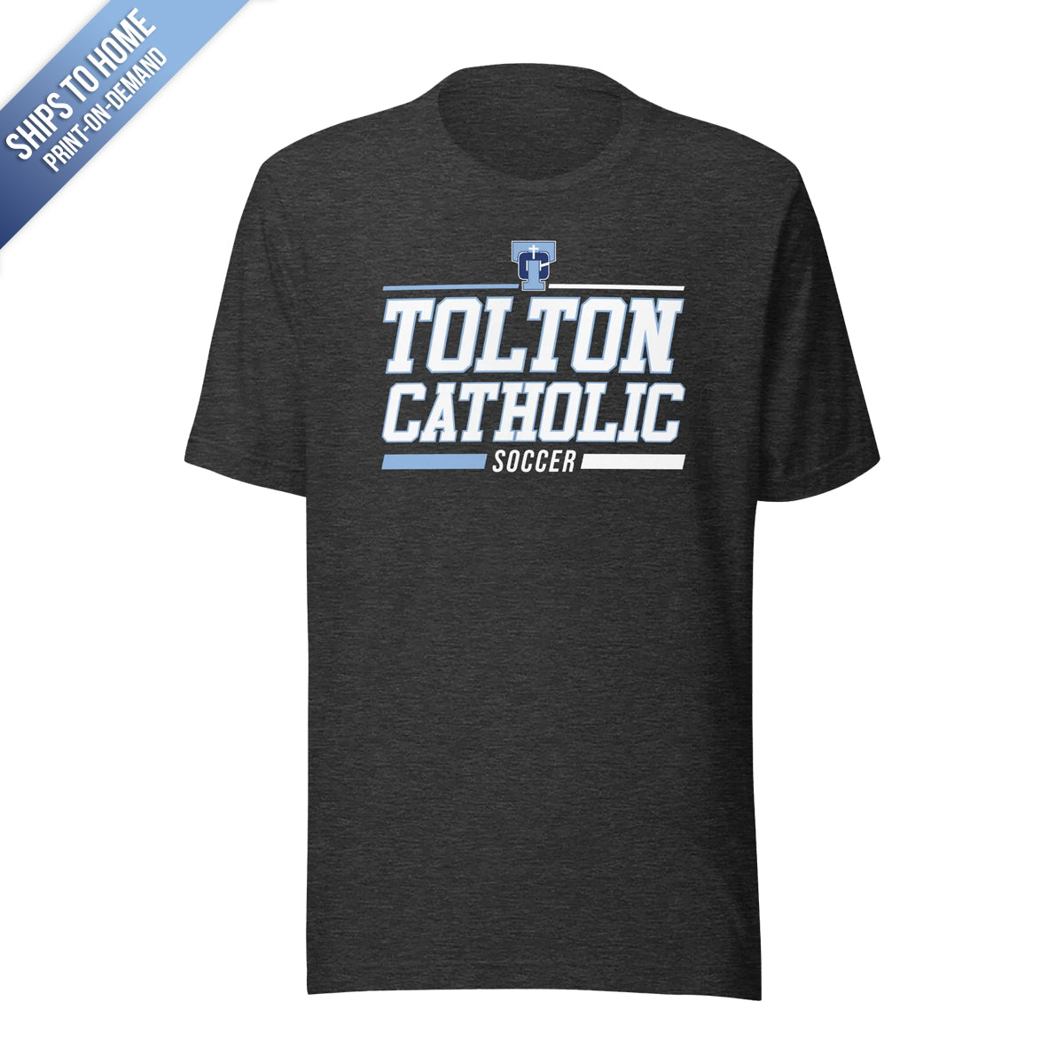 Tolton Catholic Soccer Bella+Canvas Short Sleeve Tshirt