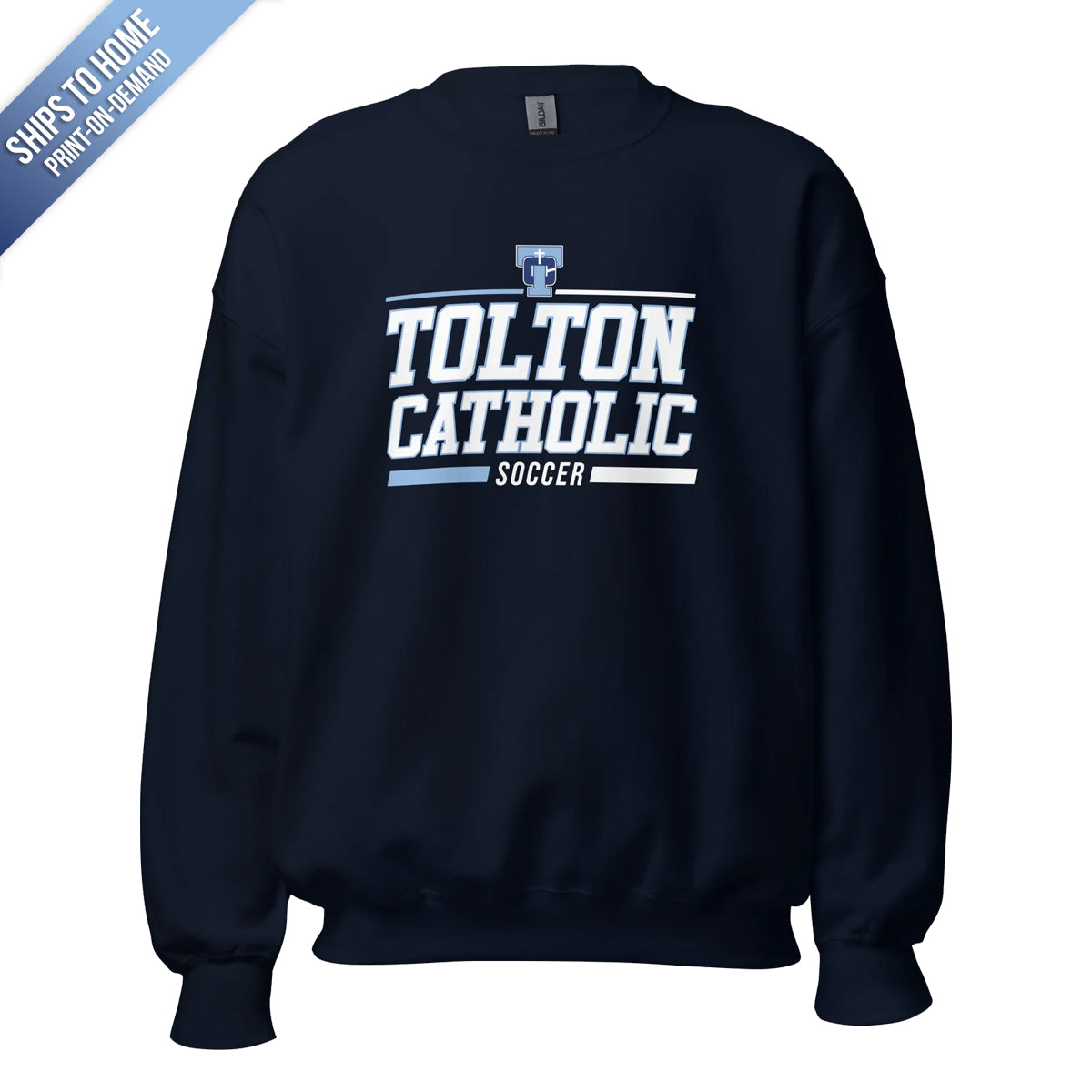 Tolton Catholic Soccer Gildan Crewneck