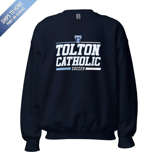 Tolton Catholic Soccer Gildan Crewneck