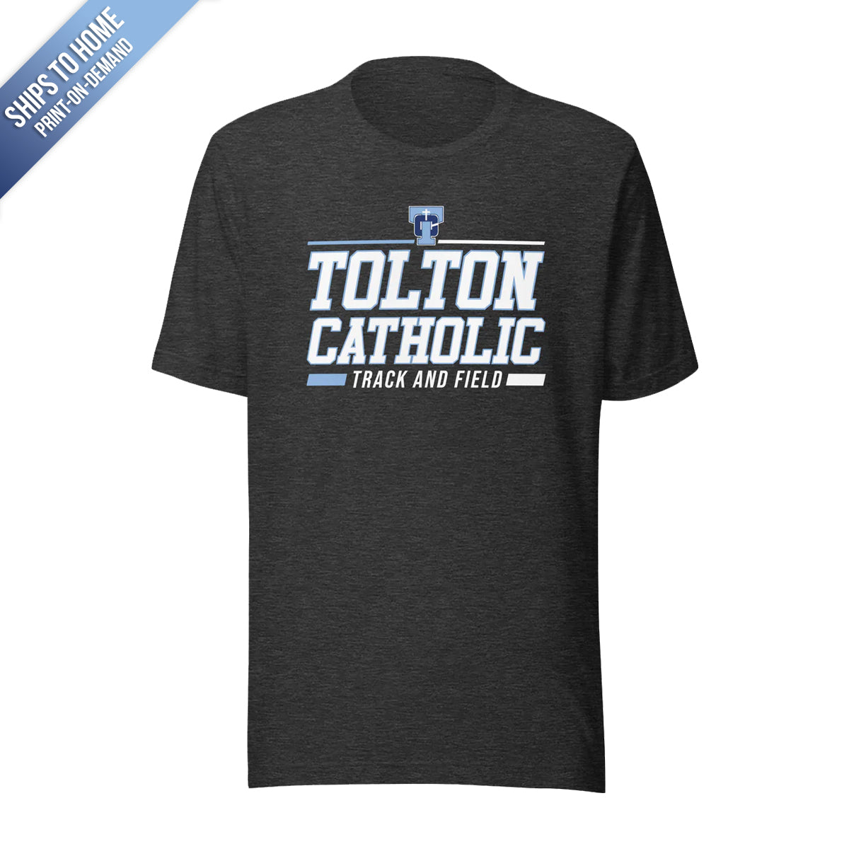 Tolton Catholic Track and Field Bella+Canvas Short Sleeve Tshirt