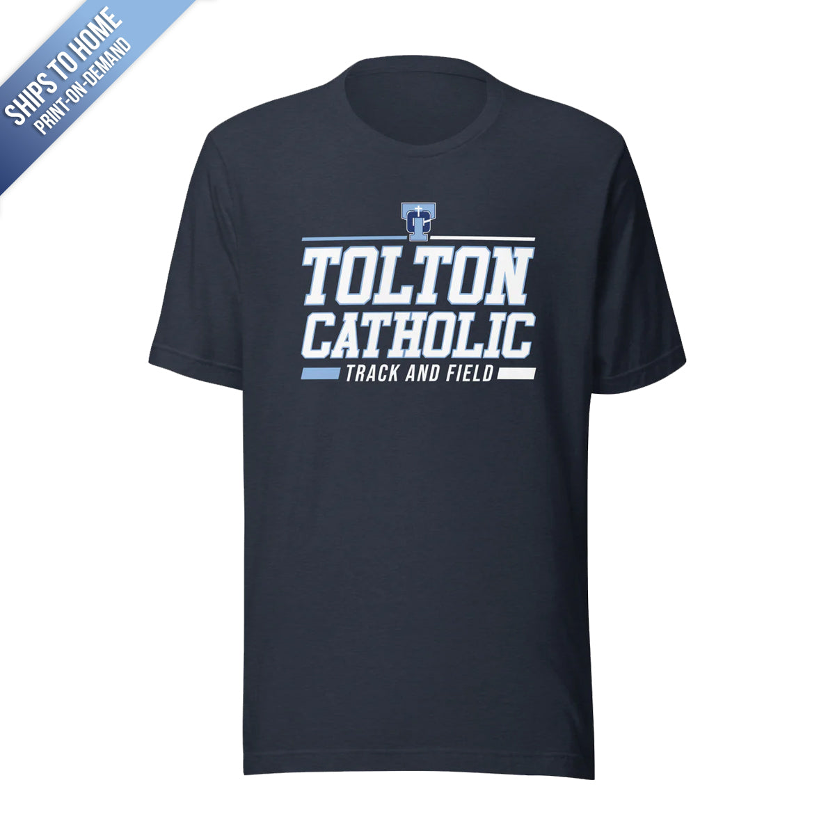 Tolton Catholic Track and Field Bella+Canvas Short Sleeve Tshirt