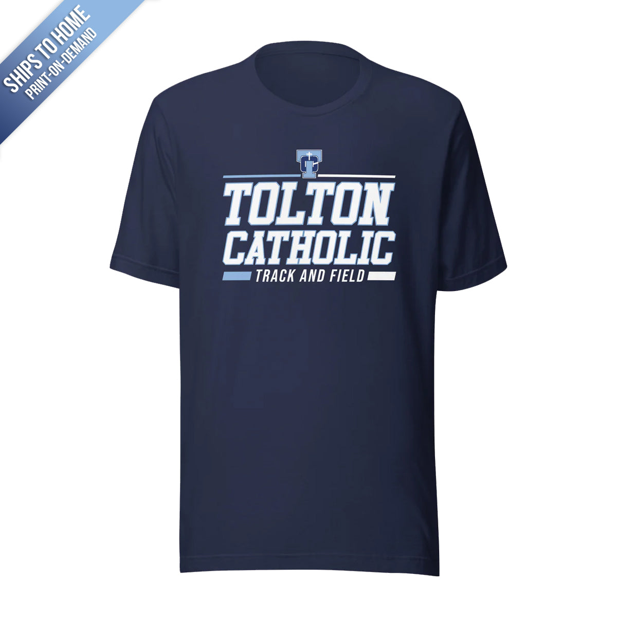 Tolton Catholic Track and Field Bella+Canvas Short Sleeve Tshirt