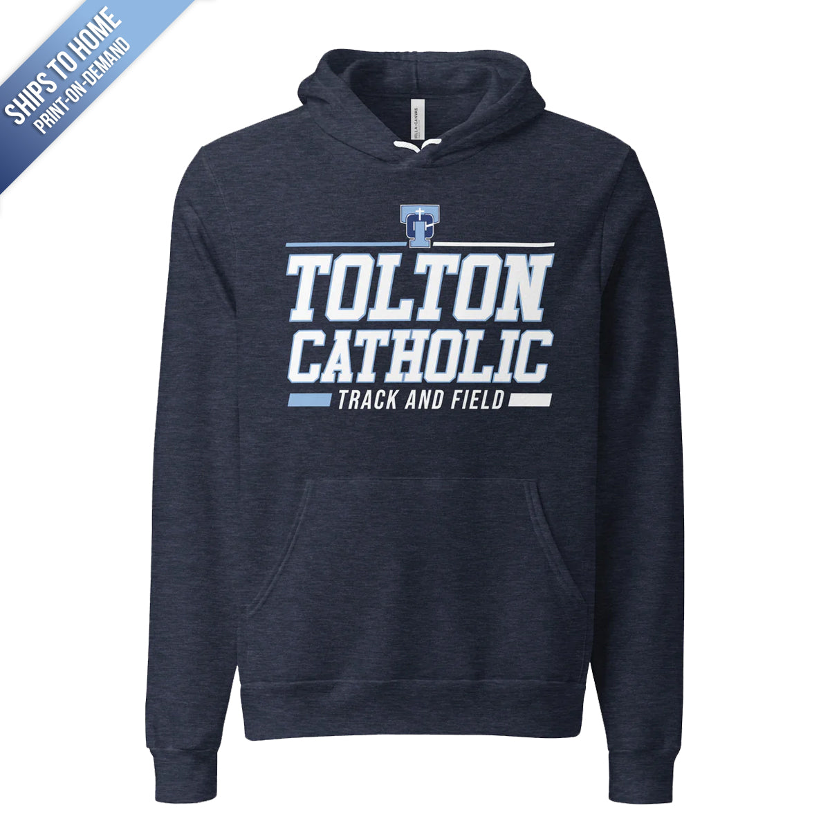Tolton Catholic Track and Field Bella+Canvas Hoodie