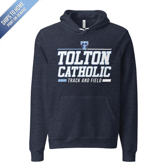 Tolton Catholic Track and Field Bella+Canvas Hoodie