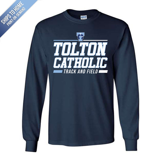 Tolton Catholic Track and Field Gildan Long Sleeve Tshirt