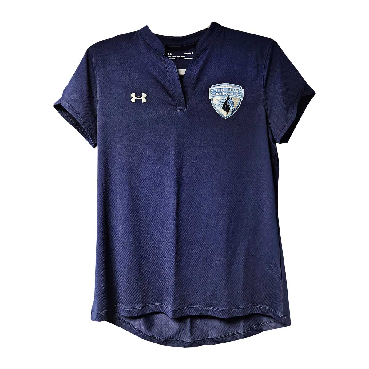 Womens Under Armour Polo with Athletic Shield