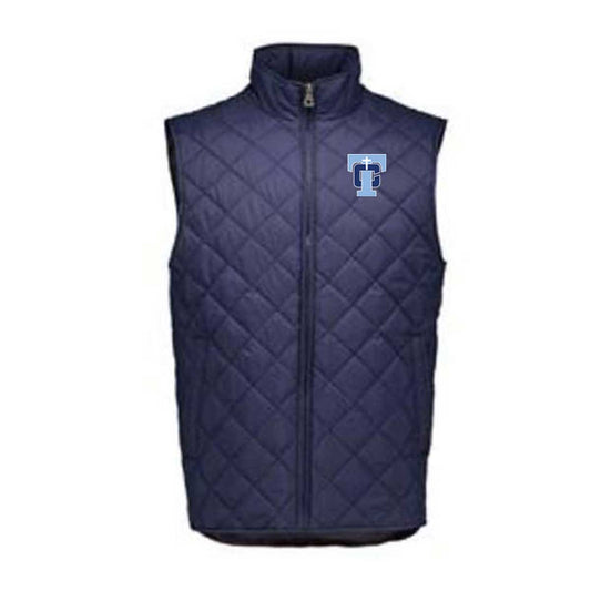 Vintage Diamond Quilted Vest with TC Logo