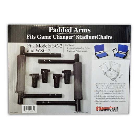 Padded Arms for Stadium Chairs