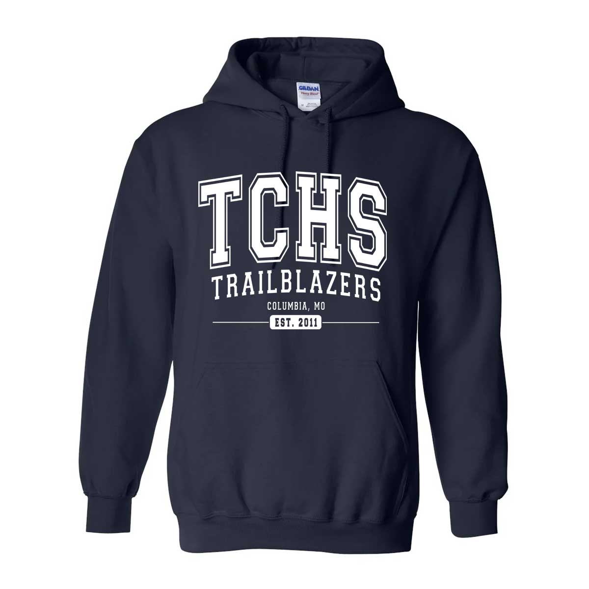 TCHS Trailblazers Hooded Sweatshirt - Navy